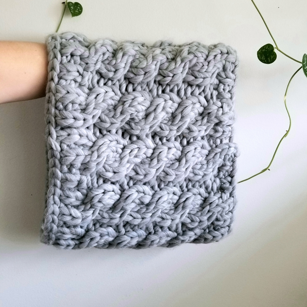 Grey Infinity Scarf